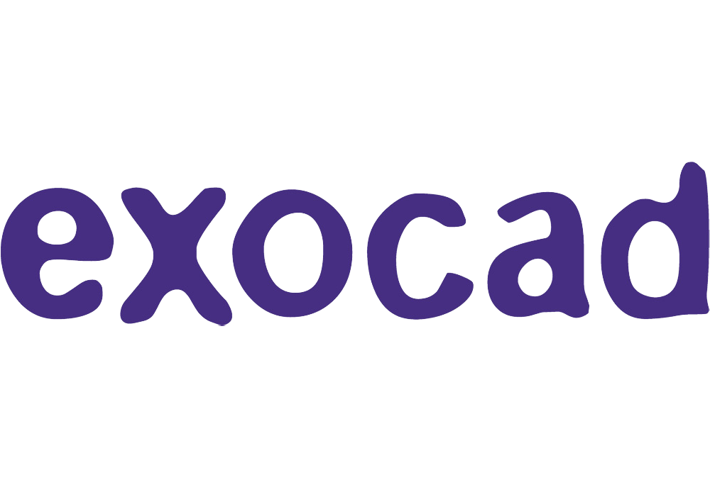 Exocad logo purple CMYK 1